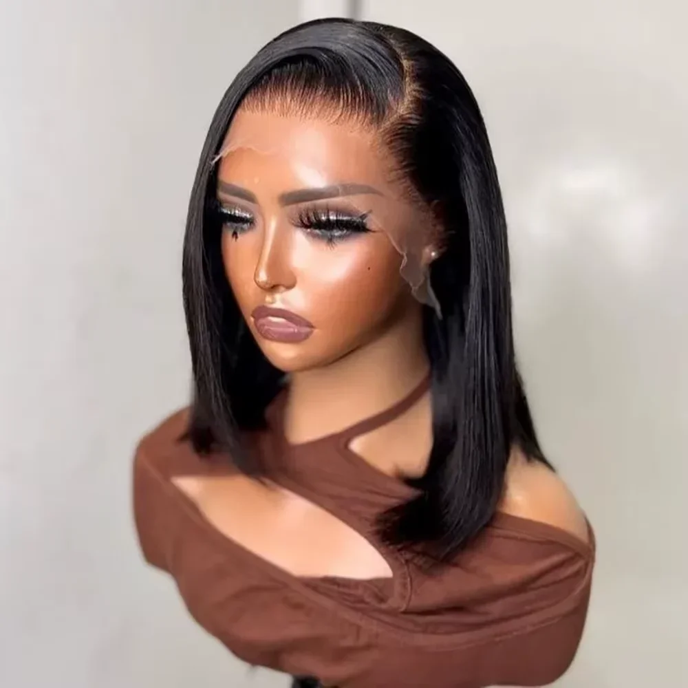 2026 NEW Bob Wig Frontal Lace  - Glueless Wear And Go Human Hair Wig 评论和价格