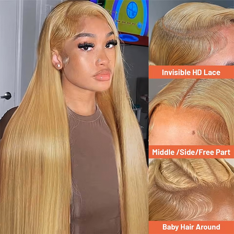 36 Inch 180-220% Density Strai - Hd Lace Frontal Wig Human Hair Pre Plucked 评论和价格