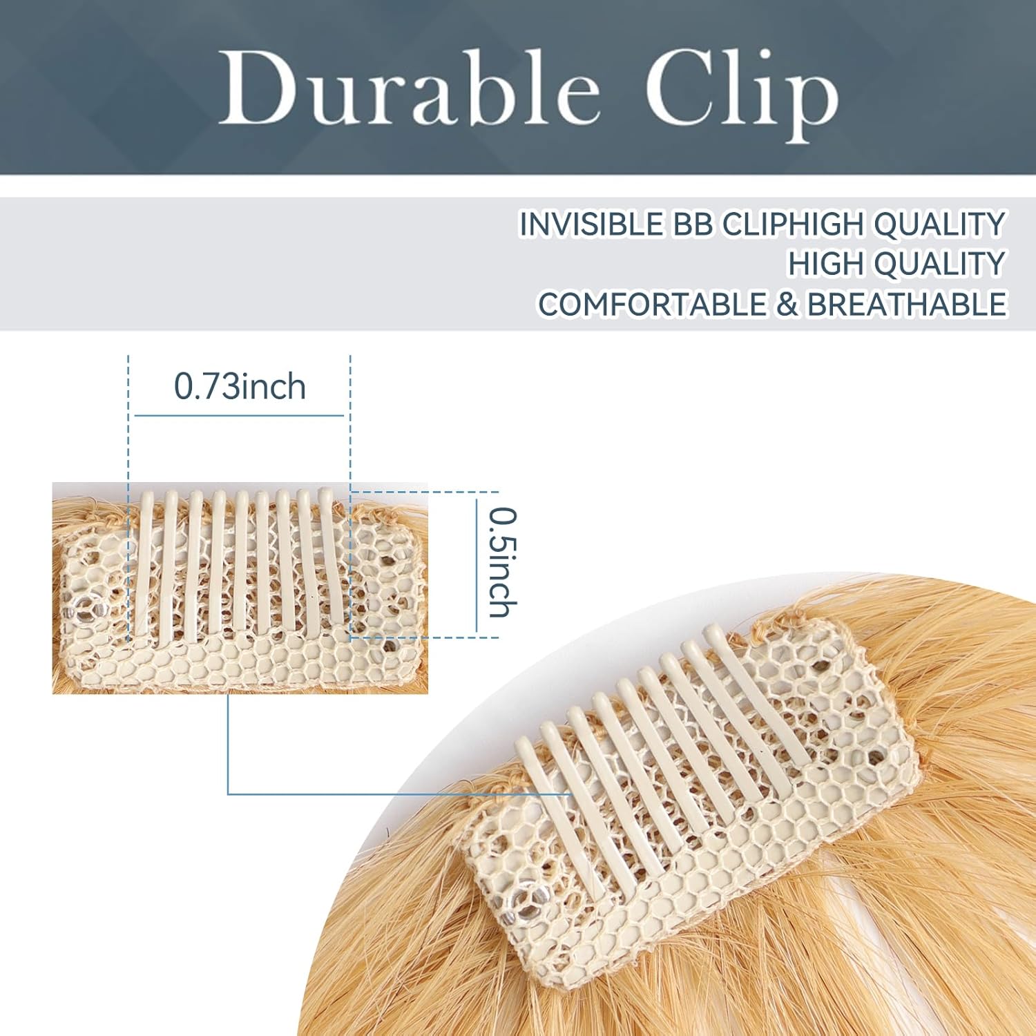 100% Human Hair Wispy Bangs Cl - Seamless Clip In Hair Extensions Human Hair 评论和价格