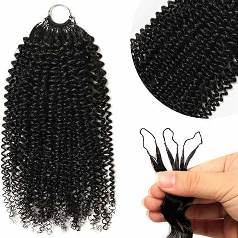Jerry Curly Human Crochet Hair - Hair Bundles 评论和价格