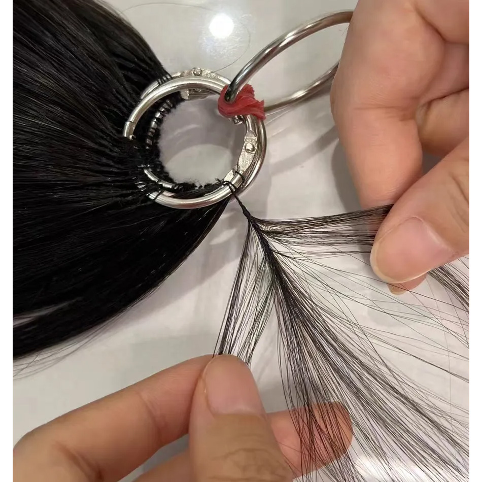 Human Hair Feather Hair Extens - Invisible Tape In Extensions Real Hair 评论和价格