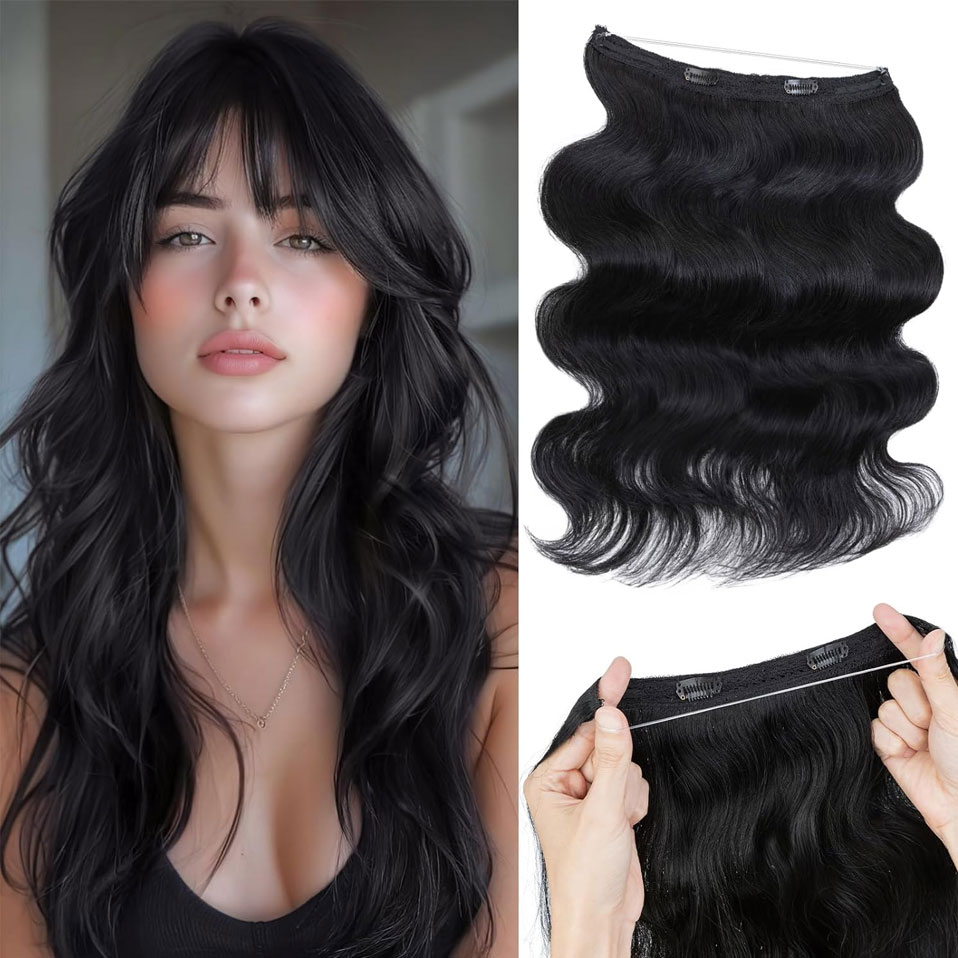 S-noilite Wire In Human Hair E - Invisible Tape In Extensions Real Hair 评论和价格