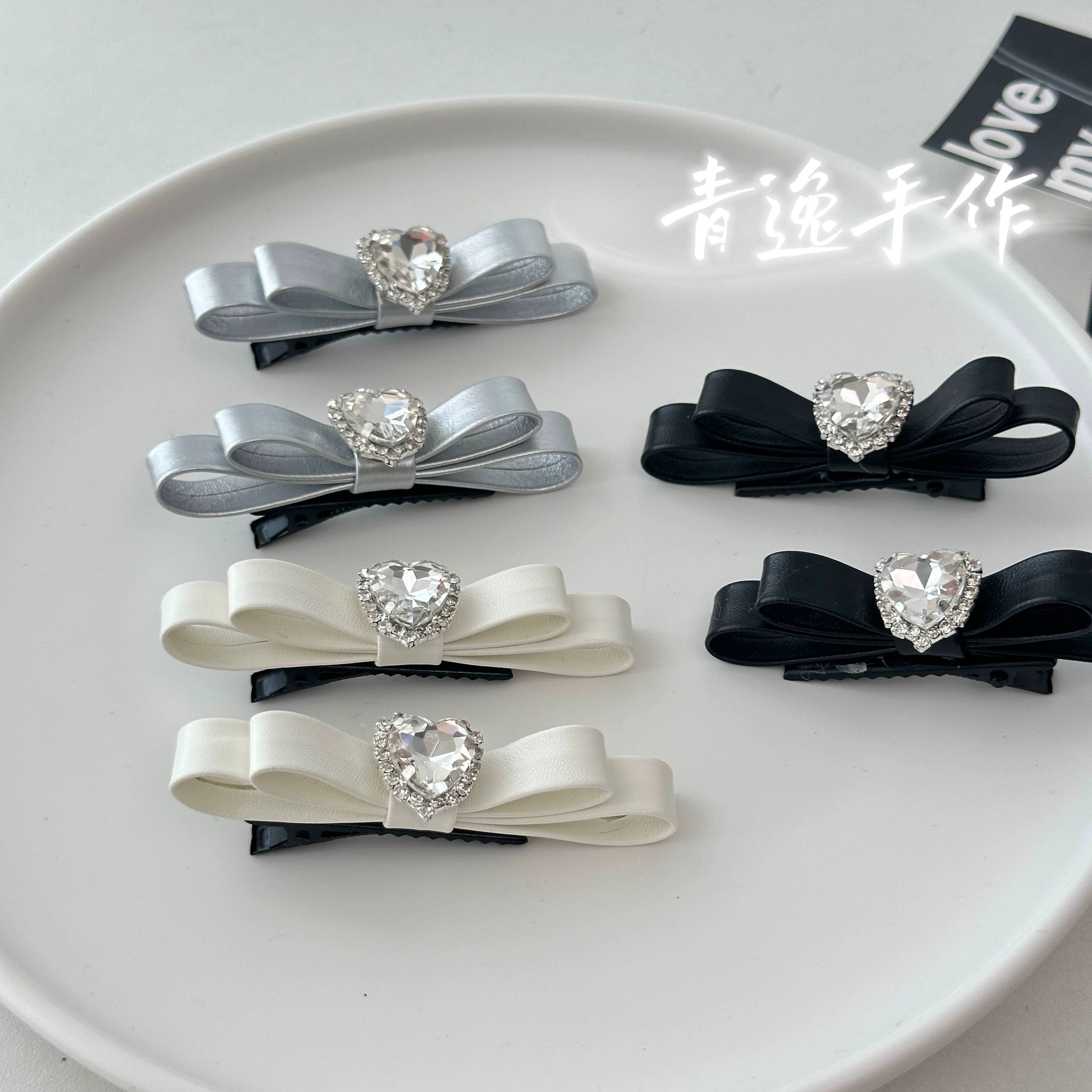 Landmine Style Lace-style Hear - Hair Clips 评论和价格