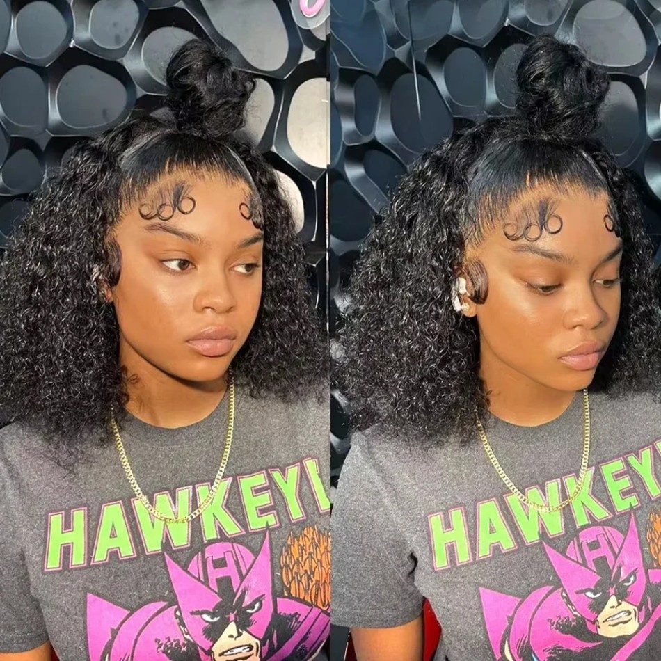 Glueless Short Bob Wig 16 Inch - Hd Lace Frontal Wig Human Hair Pre Plucked 评论和价格