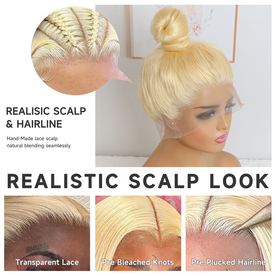 40 42 Inch 360 Full Lace Wig B - Lace Front Wigs 评论和价格